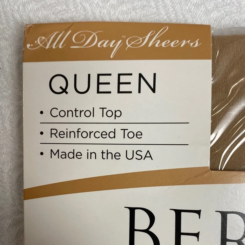 Berkshire All Day Sheers Control Top Pantyhose Nude 1X-2X